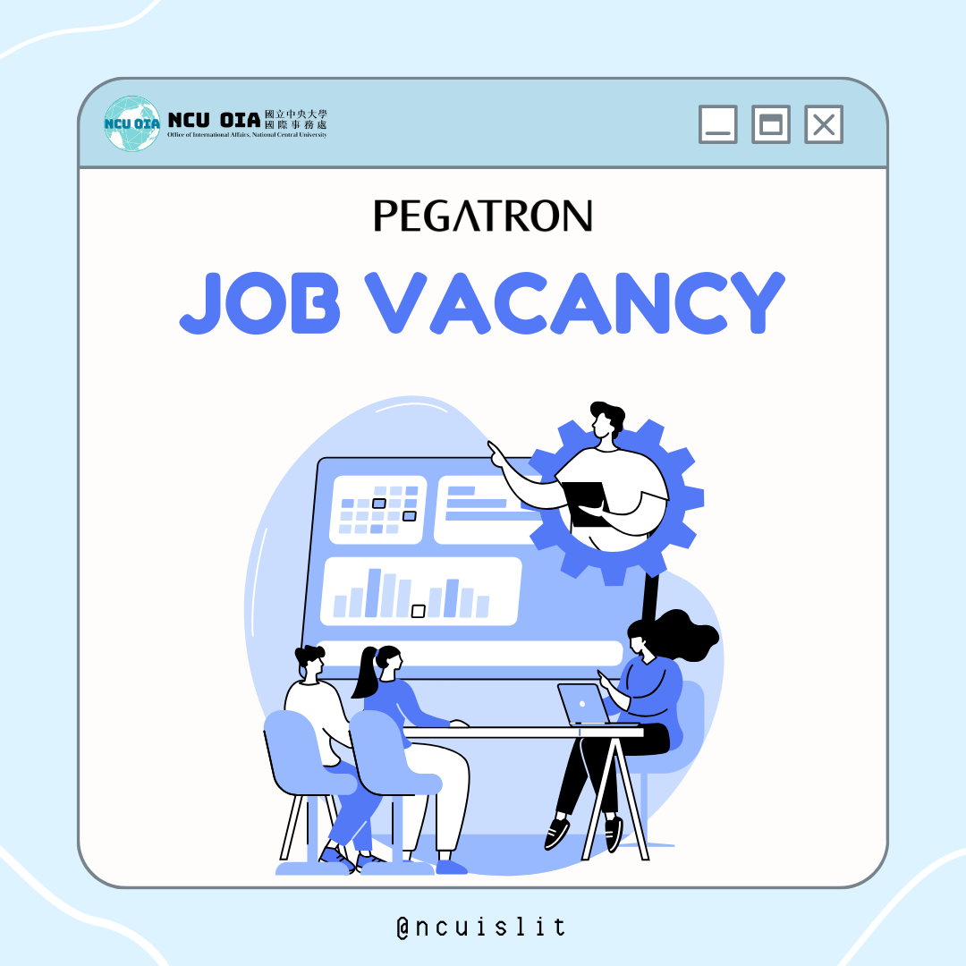 [Job Vacancy] Pegatron Corporation